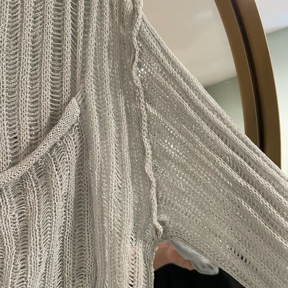 miss love sweater. Knit. Long sleeve. Large. NWT. Dusty blue. - Picture 5 of 7